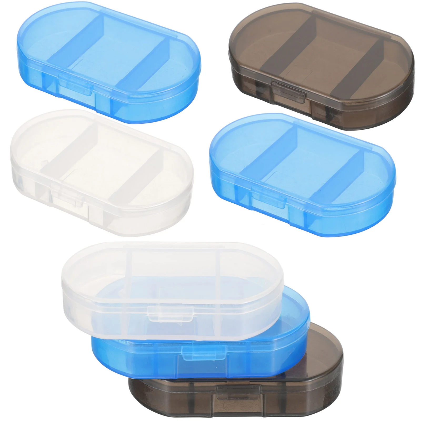 7 Pcs Traveling Pill Case Accessories Portable Medicine Organizer Wear-resistant Weekly