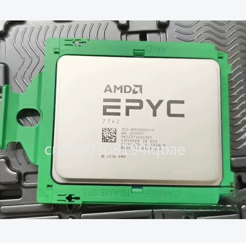 

100% Test EPYC 7742 Official 2.25GHZ 64C/128T 256M Cache 225W 64-Cores 128-Threads SP3 Socket Work For Server Motherboard 1P/2P