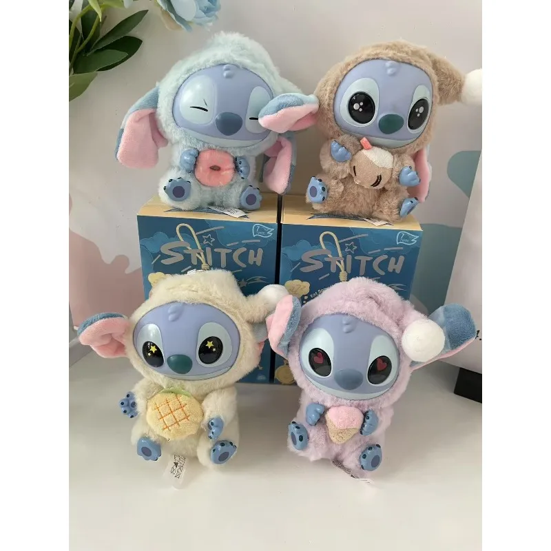 Disney stitch famosa figura coleção caixa cega útil chaveiro acessórios decorativos adorável pingente para roupas diárias