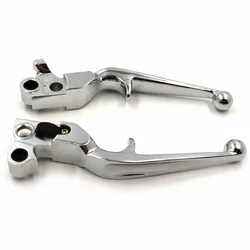 Motorcycle Accessories Brake Clutch Lever For Harley Davidson XL Sportster 883 1200 Softail CHROMED