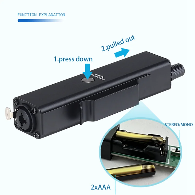 A99E-P2 مضخم سماعة الرأس للطبول والمغنيين المباشرين - دائرة ضوضاء منخفضة للغاية، ستيريو جاهز للطرق/مفتاح فوري أحادي #1