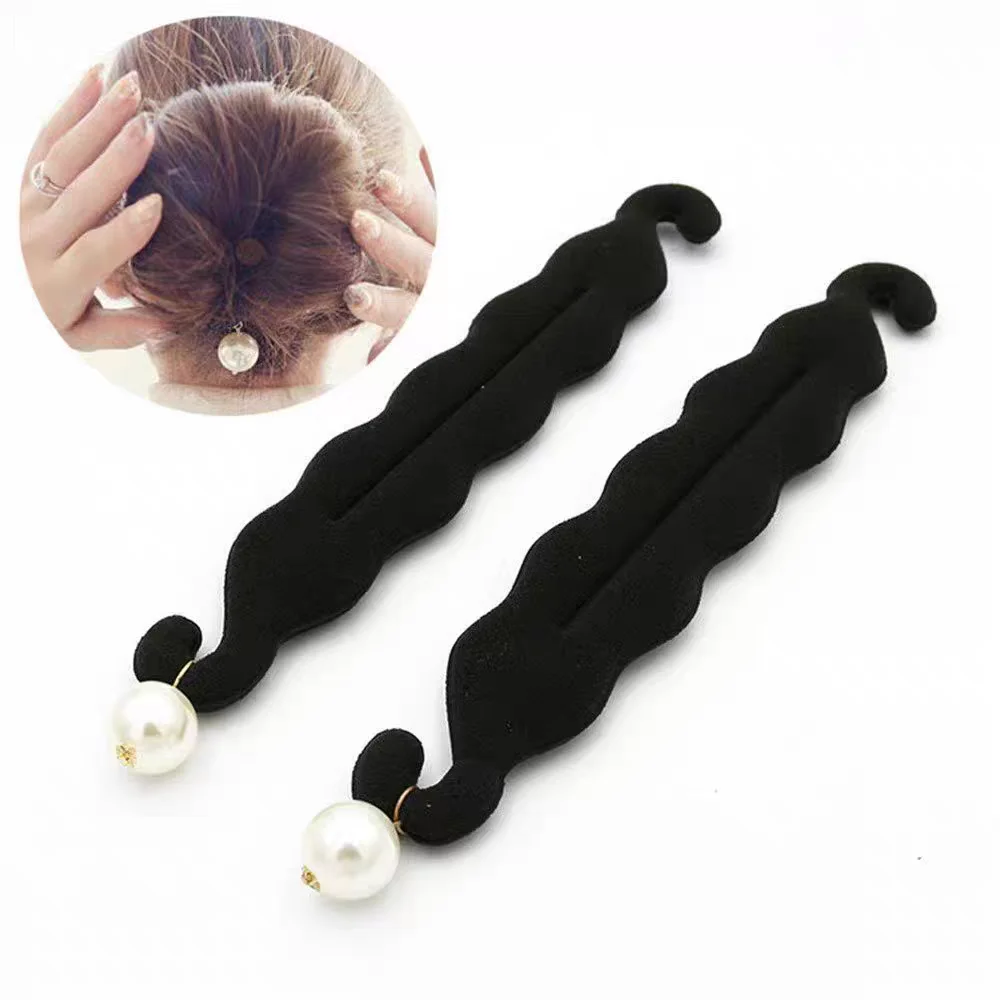 1pcs Hair Styling Magic Sponge Clip Foam Bun Curler Hairstyle Twist Maker Tool Hot Sale Fashion Styling Hair Accessories