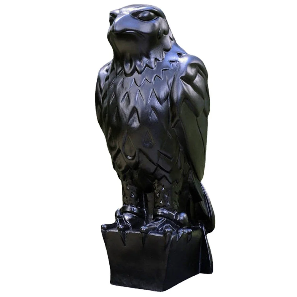 

Resin Eagle Ornament Rustic Color Small Size Indoor Outdoor Garden Desktop Decoration Statue Eagle Figurines