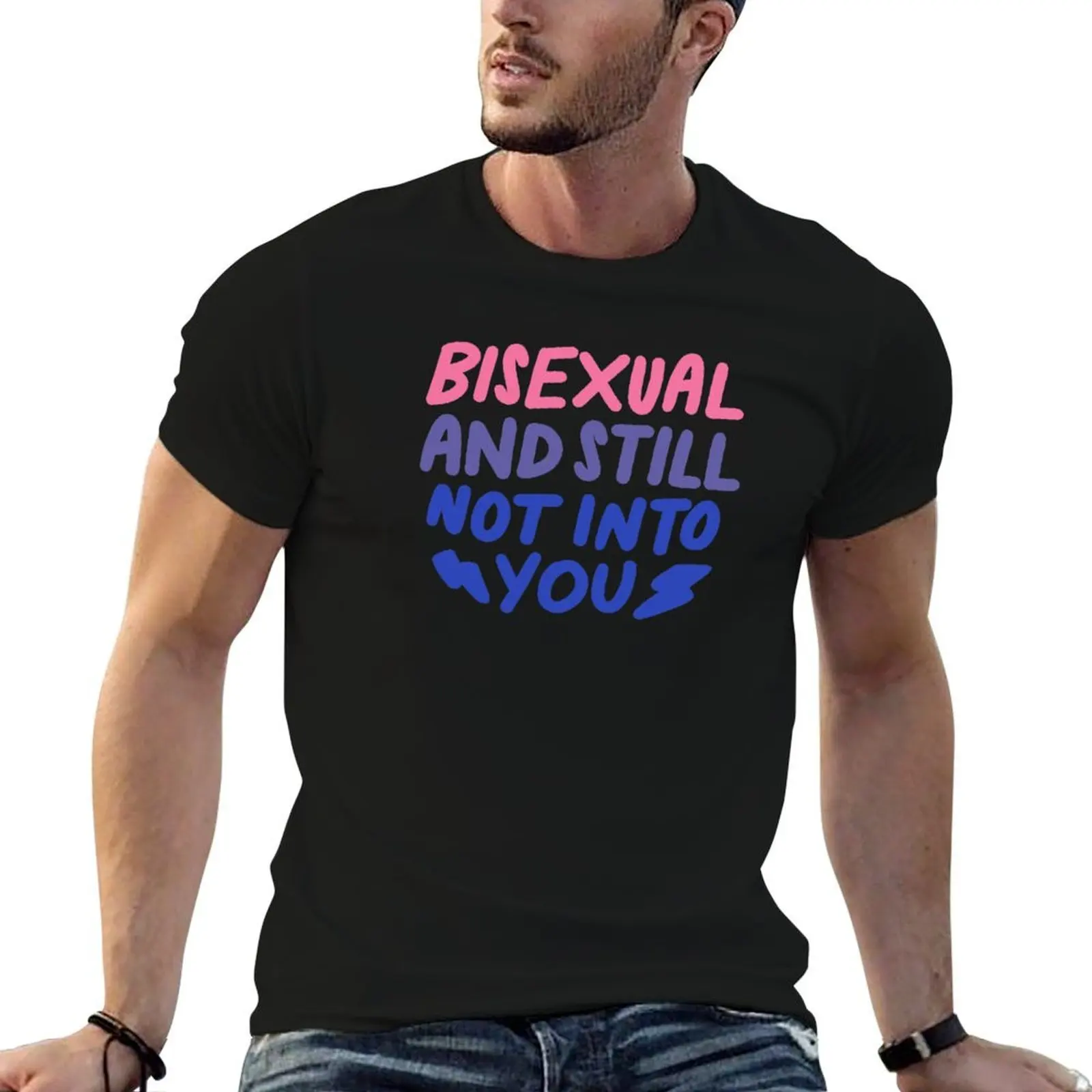 

Bisexual And Still Not Into You LGBTQ Bi Pride Flag T-Shirt man t shirts for men t shirt for man T-Shirt