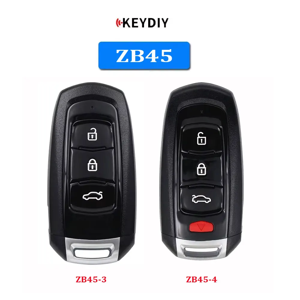 KEYDIY ZB45 Universal Smart Key ZB45-3 ZB45-4 for Geely Style  KD Car Remote Key for KD-X2 Programmer Tools