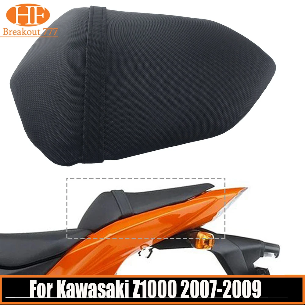 

Black Motorcycle Rear Passenger Seat Pillion Cushion Fit For Kawasaki Z1000 2007 2008 2009