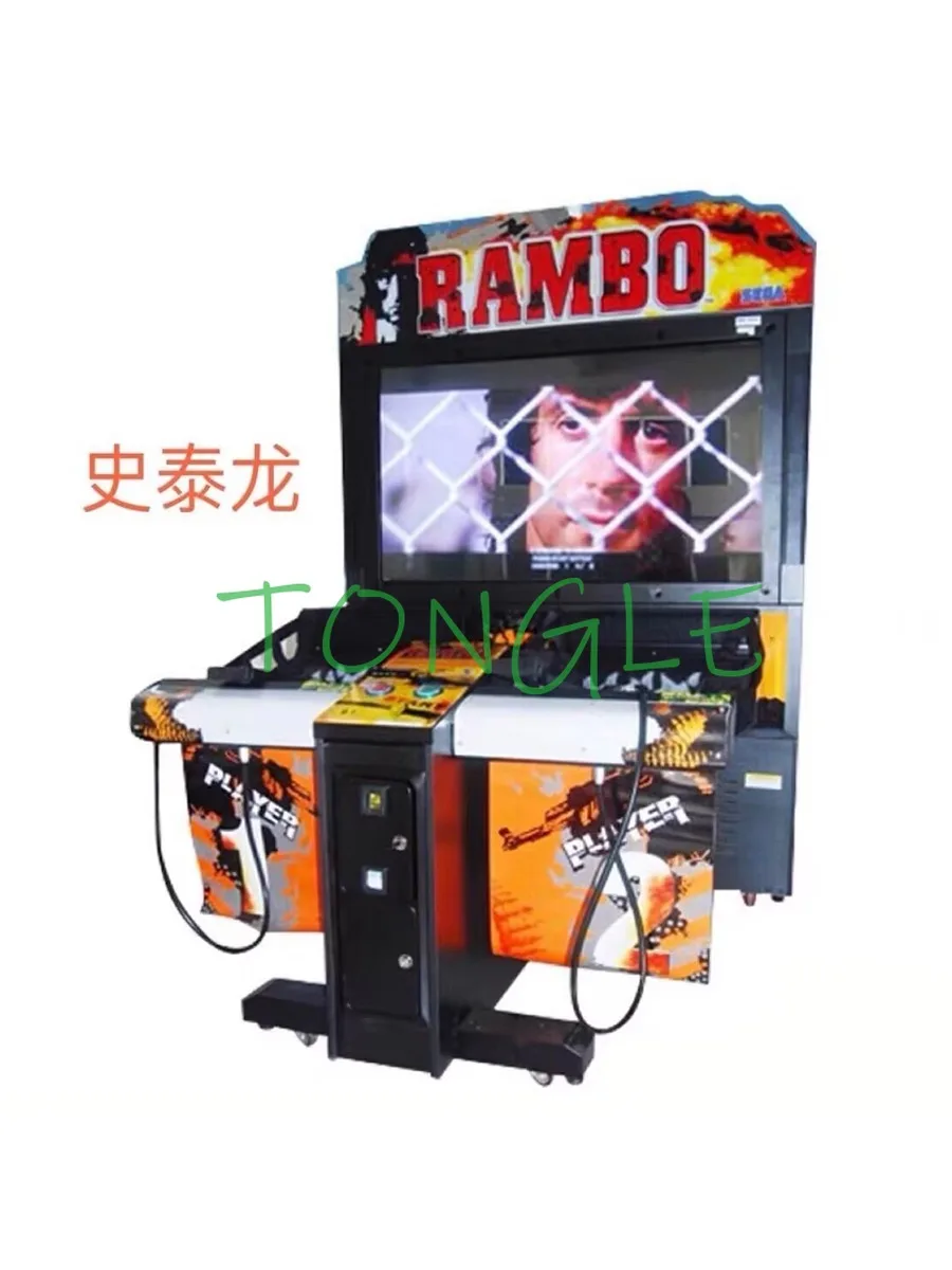 USB Light Gun Arcade Ghost Squard for PC Shooting Game, Rambo with 4 LED Sensor, Installed on Monitor, Coin Operated Parts, DIY