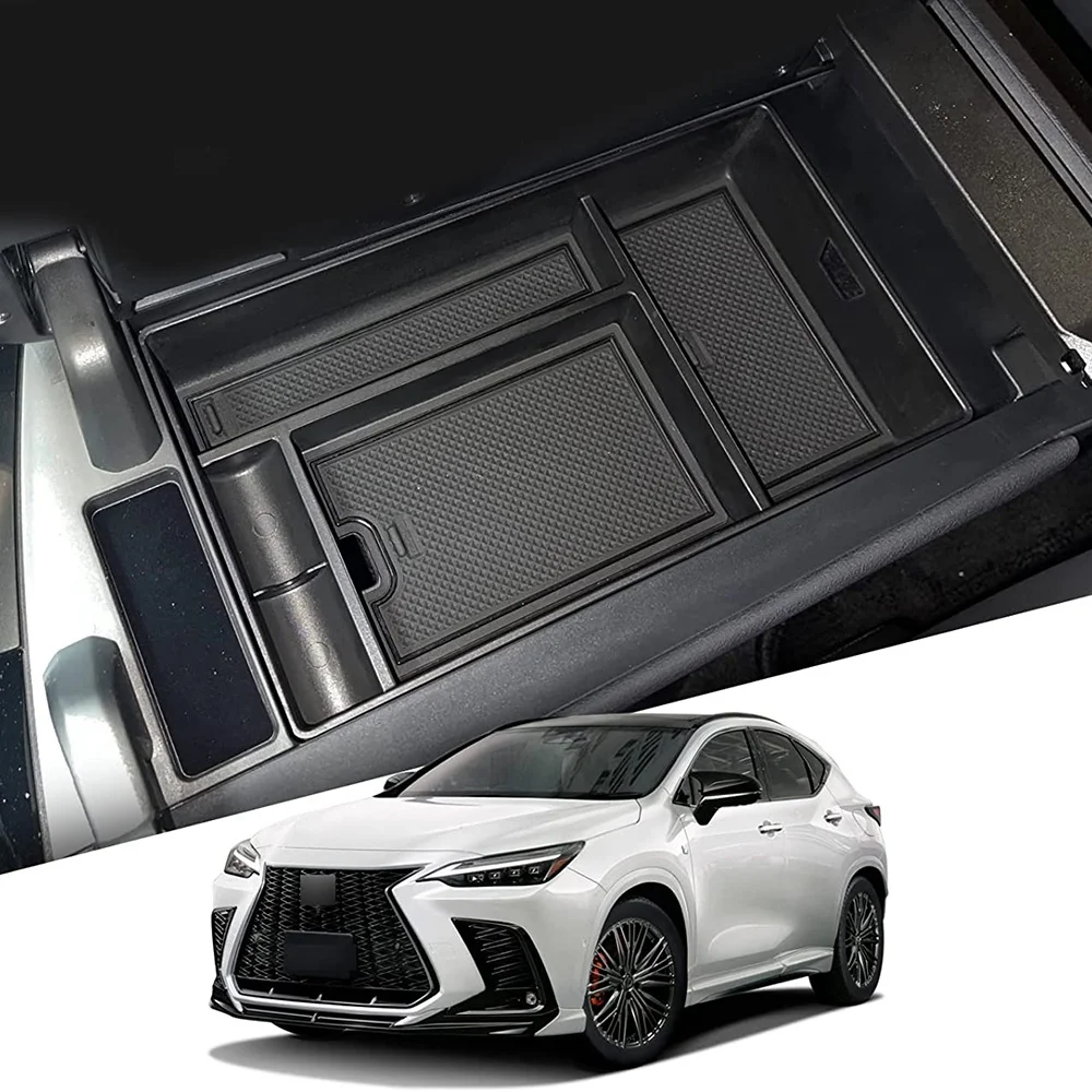 Kotak penyimpanan konsol tengah mobil, Aksesori Mobil baki kotak sandaran tangan untuk Lexus NX 260 350H 2021-2022