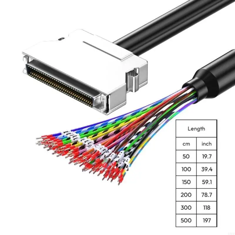 SCSI Conexión servo Cable Terminal CN14P CN20P CN26P CN36P CN50P CN68P Secure 83CE