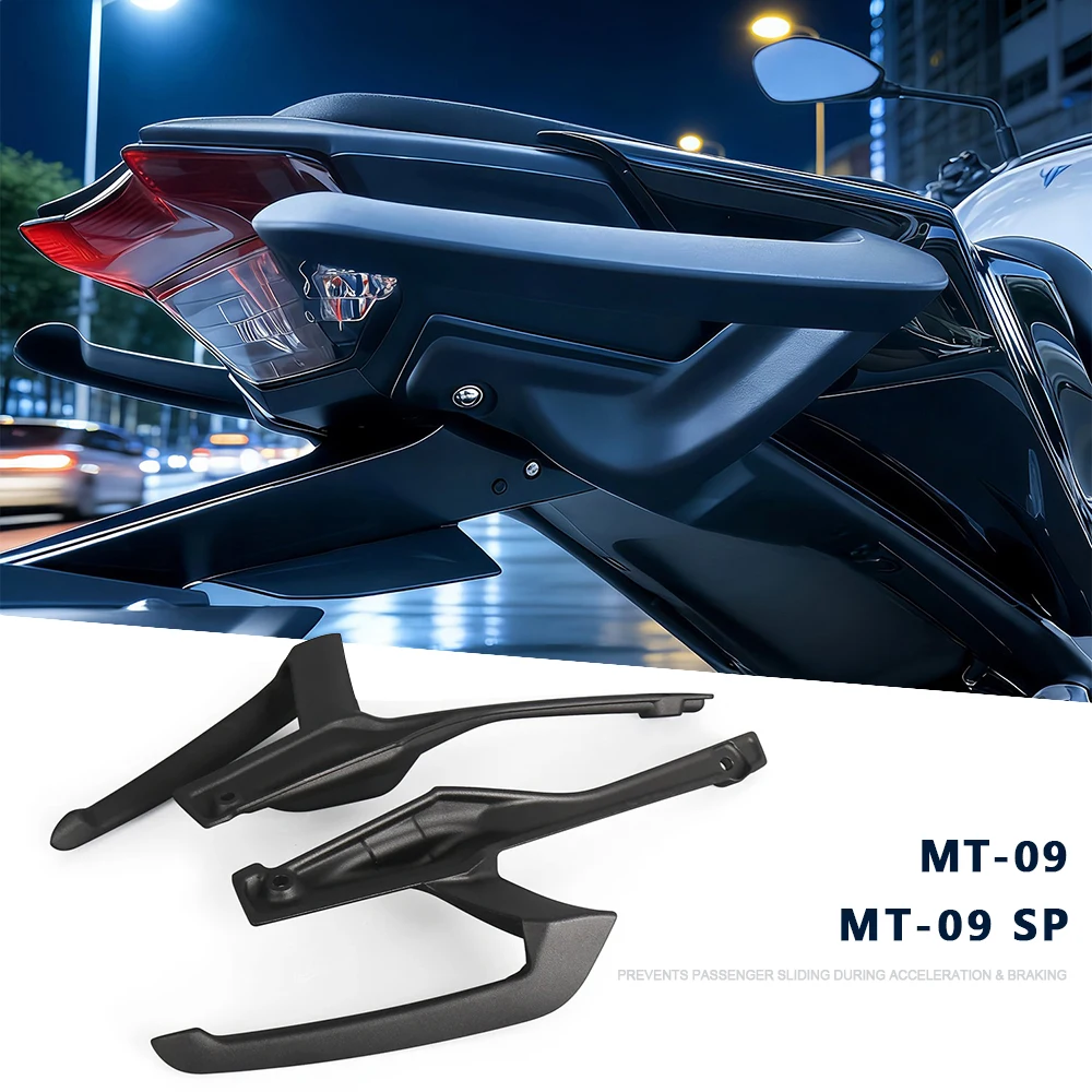 

Motorcycle Rear Grab Bar Passenger Handle Rail For Yamaha MT-09 MT09 MT 09 SP 2024 2025 2026 Armrest Kit Rear Seat Handrail