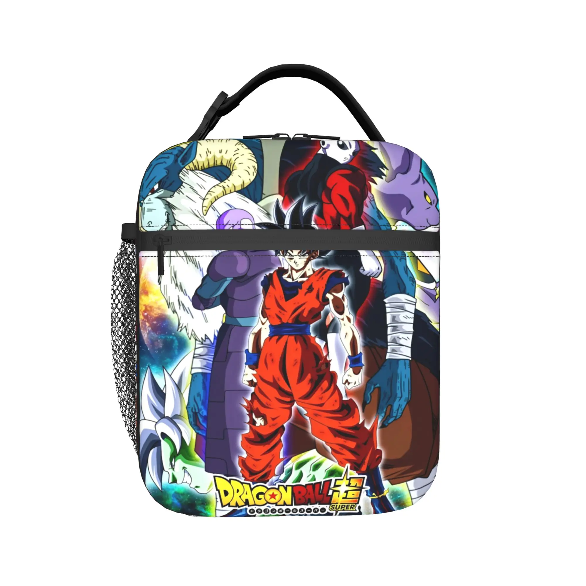 

D-Dragon-Ball-L DragonBalls Insulated Lunch Bags for Men Women Food Bag Portable Thermal Cooler Bento Box For Work