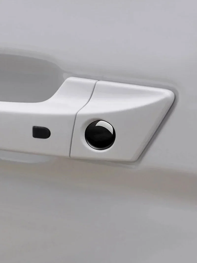 Pegatinas de protección para cerradura de coche, calcomanías decorativas para Honda, Toyota, Volkswagen, Mazda, Lada, Niva, 4 unidades