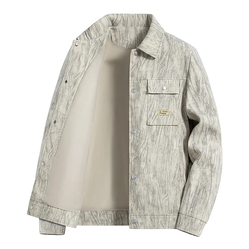

Men's Casual Jacket Business Jacket 2025 Autumn Winter Luxury Casual Solid Color Jackets Men Brand Clothing Business Loose Coat
