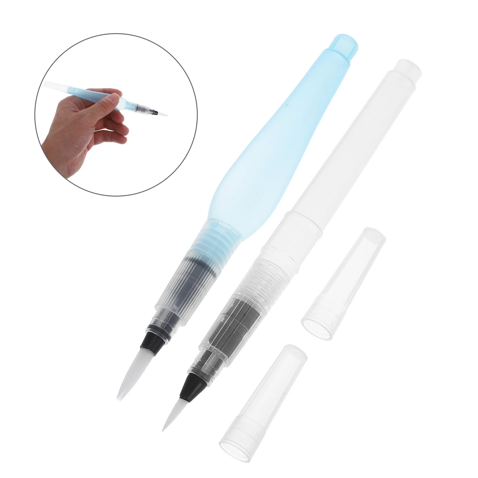 

10pcs Watercolor Brush Pens Refillable Nylon Brush Tip Pens For Painting Sketching And Calligraphy For Artists And Hobbyists