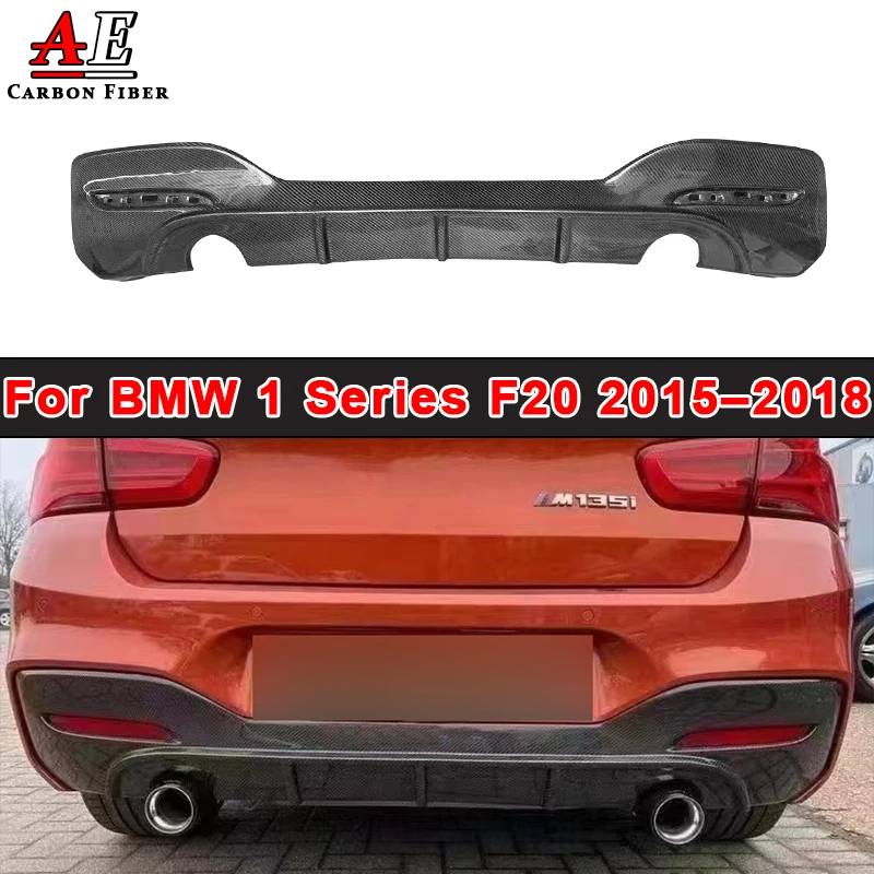 

Для BMW серии 1, F20, задний диффузор из углеродного волокна, спойлер для губ, задний бампер, сплиттер, комплект кузова, автомобильные аксессуары