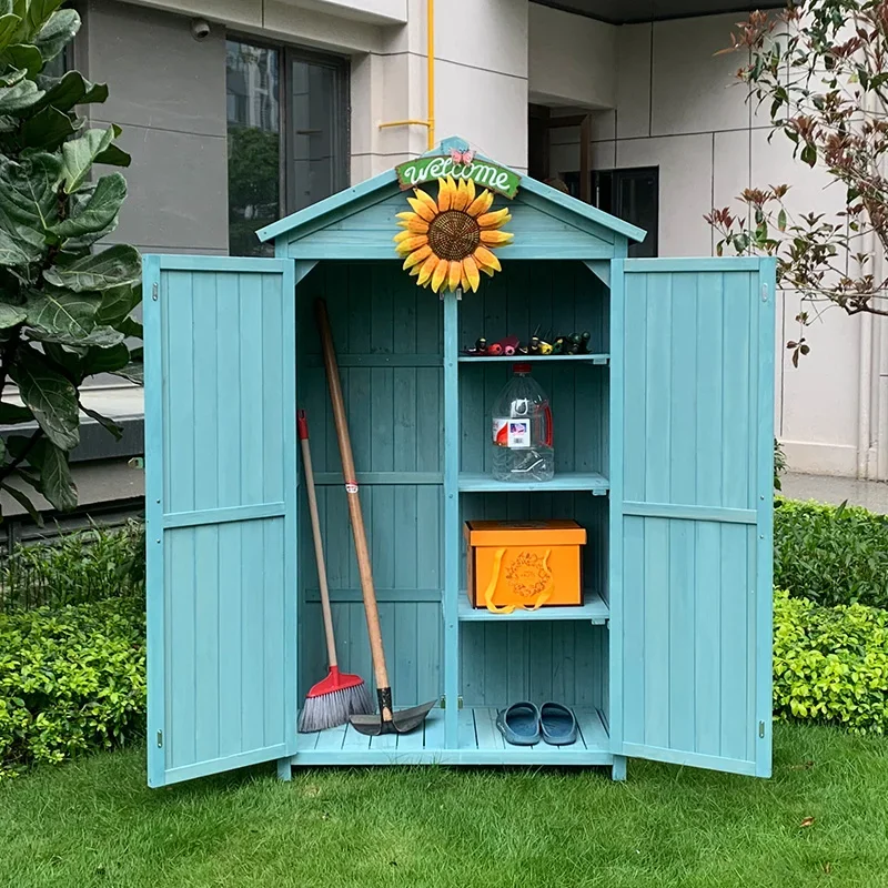 Outdoor waterproof and sunscreen garden balcony locker