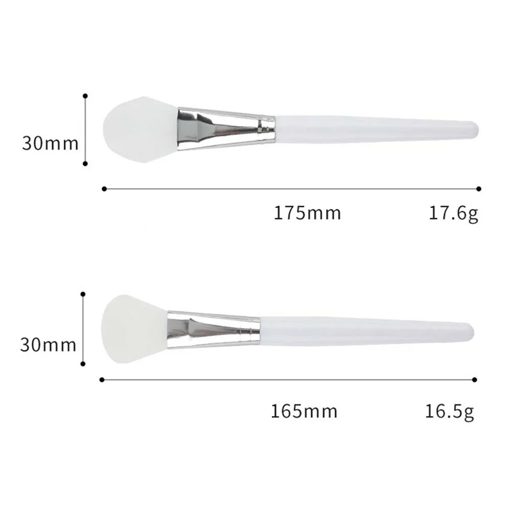 Reusable DIY Home Salon Facial Mud Mixing Brush Skin Care Tools Makeup Brush Silicone Mask Brush