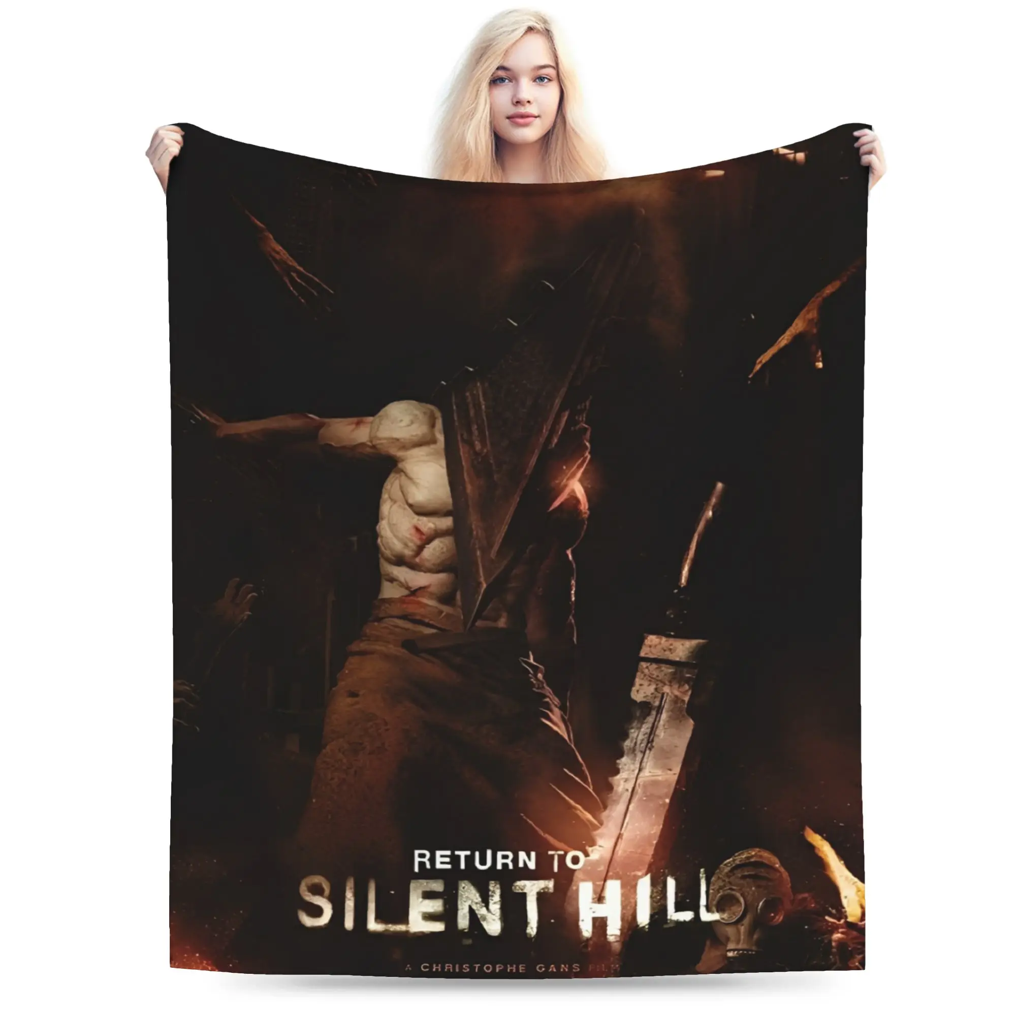 Return to Silent Hill Blanket Fleece  Relax Lightweight Thin Throw Blankets for Home Bedspread