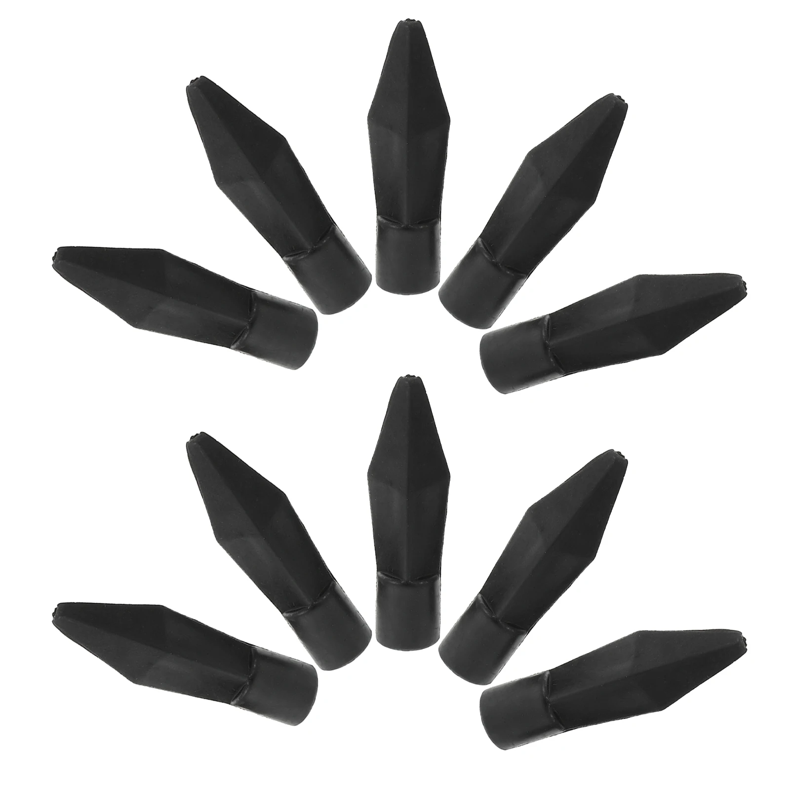 

50 Pcs Throwing Pot Game Rubber Arrowheads Practice Accessories Arrows Tips Replacement Supplies Bulk