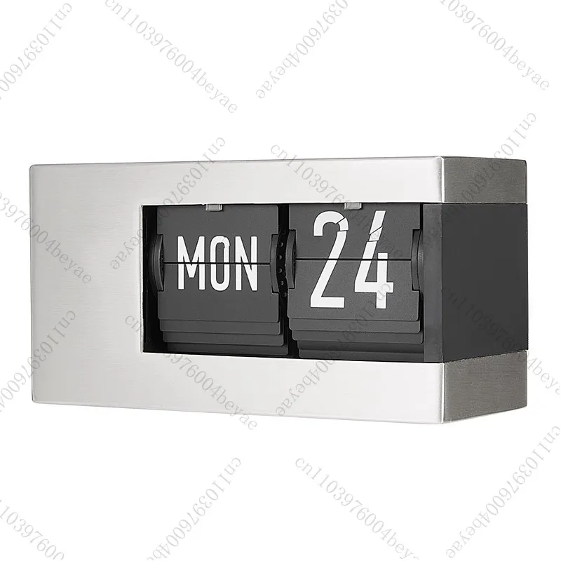Automatic Page Turning Electronic Calendar, Desktop Ten Thousand Year Desk Calendar Week High-end Ornament Creative Intelligence