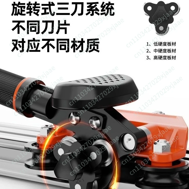 New Manual Tile Cutting Machine High Precision Slate Floor Tile Track Push Knife Cutting view 4