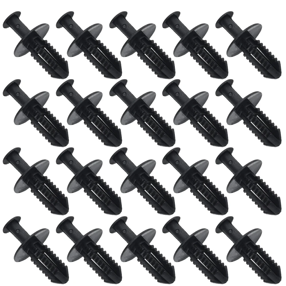 50/100PCS Mudguard Bumper Fastener Buckle Fixing Clip Grille Rivet For BMW Mercedes Benz Card Buckle Automotive Accessories
