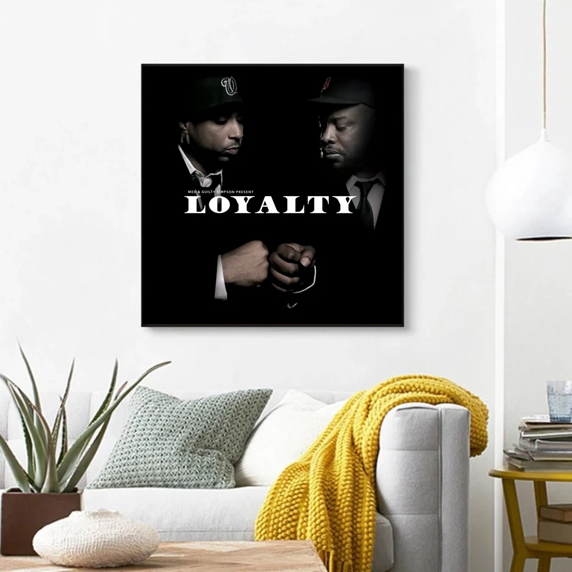 Med & Guilty Simpson Loyalty Music Album Poster Canvas Art Print Home Decor Wall Painting ( No Frame ) #4