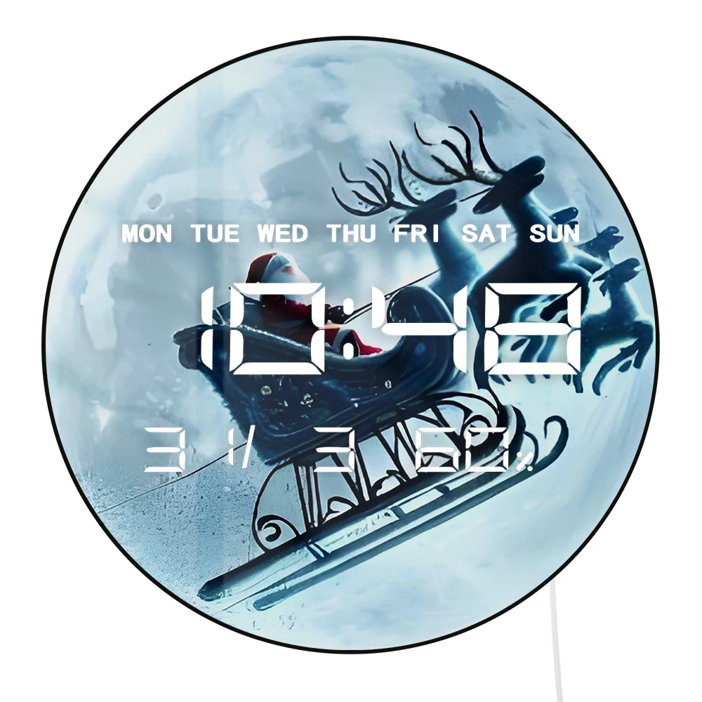 Santa Sleigh Over F…