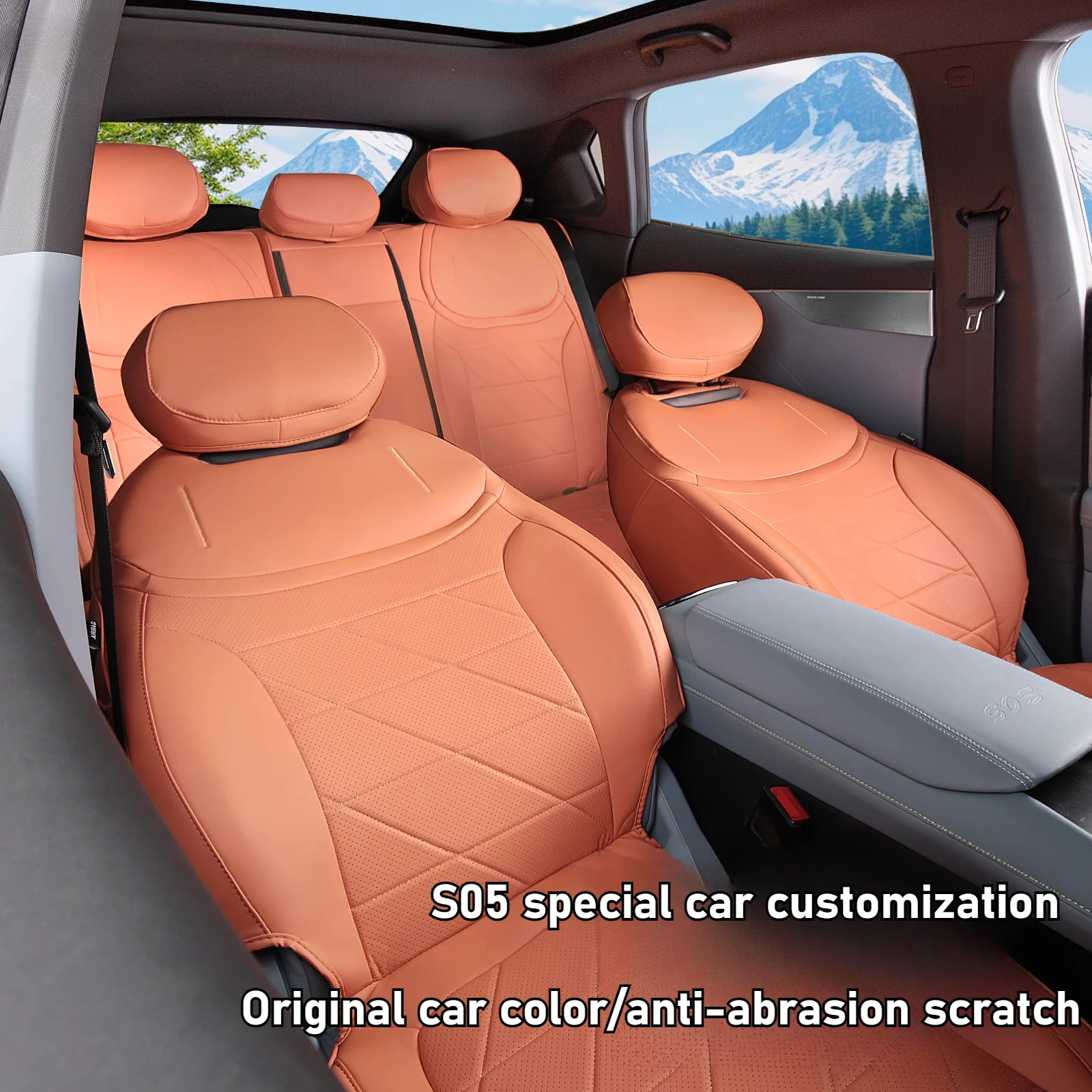 Car Seat Covers For Deepal S05 Full Coverage Anti-Scratch Wear-Resistant Car Seat Cushion Protector Interior Upgrade Accessories