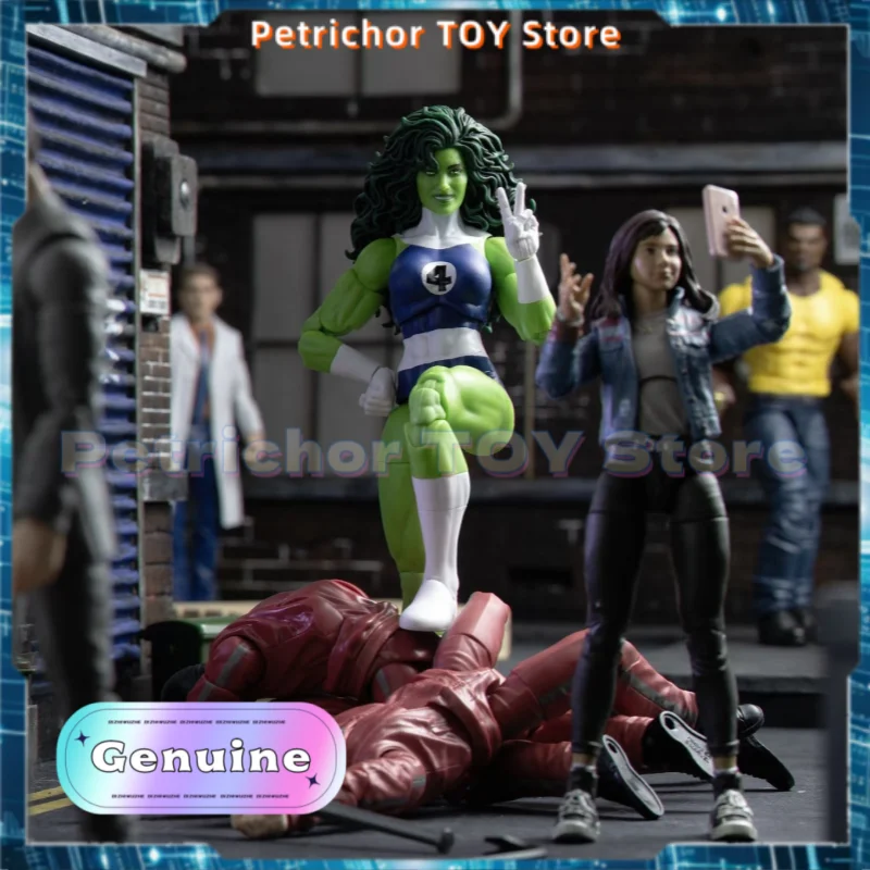 

100% натуральная фигурка Legends 1/12 Fantastic Four She-Hulk 6 дюймов, украшение для стола, модель игрушки, фигурки из ПВХ, подарок на складе