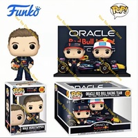 Anime Red Bull Racing Team Racing Collection Doll Model Toys Funko Pop Max Verstappen kid Limited Edition Collectible gifts