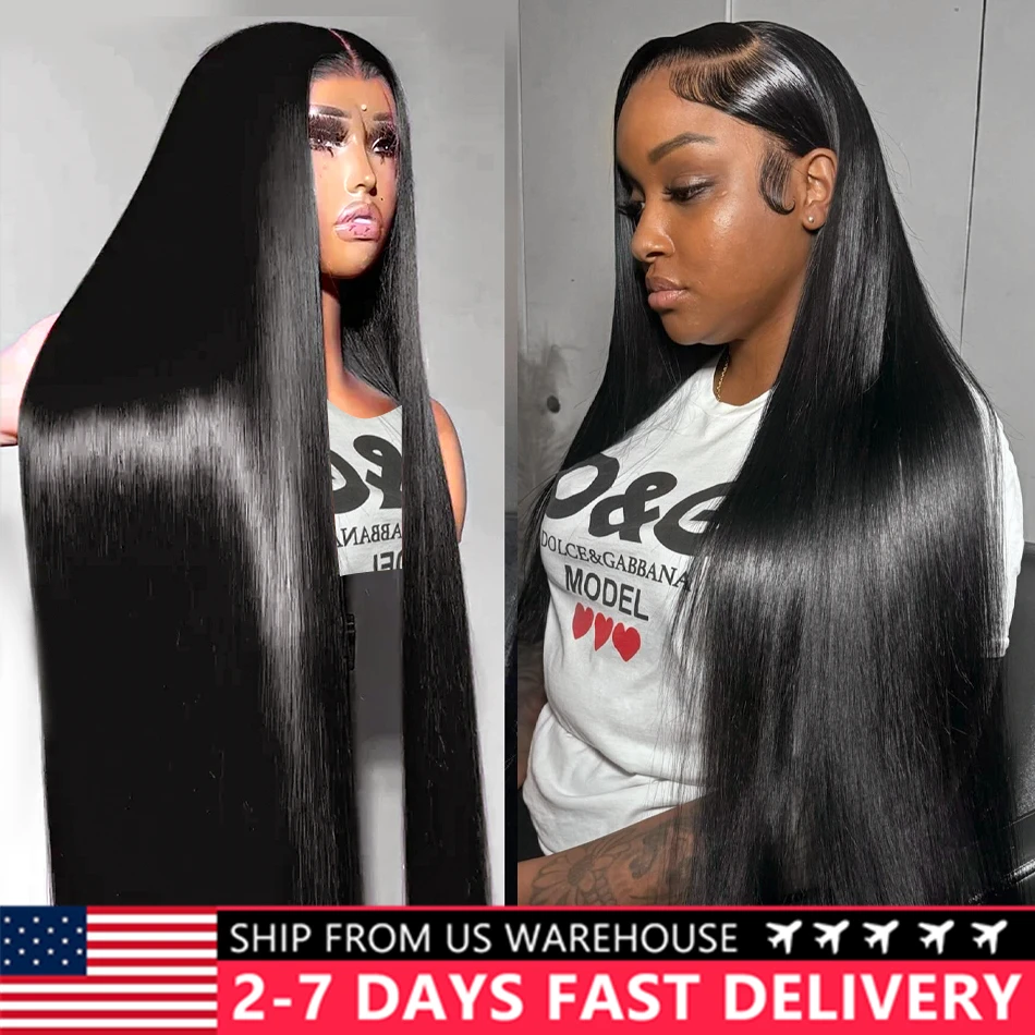 Straight Lace Frontal Human Hair Wigs 13x6 Hd Transparent 180 Density 13x4 Lace Front Wig For Women Brazilian Human Hair Bling