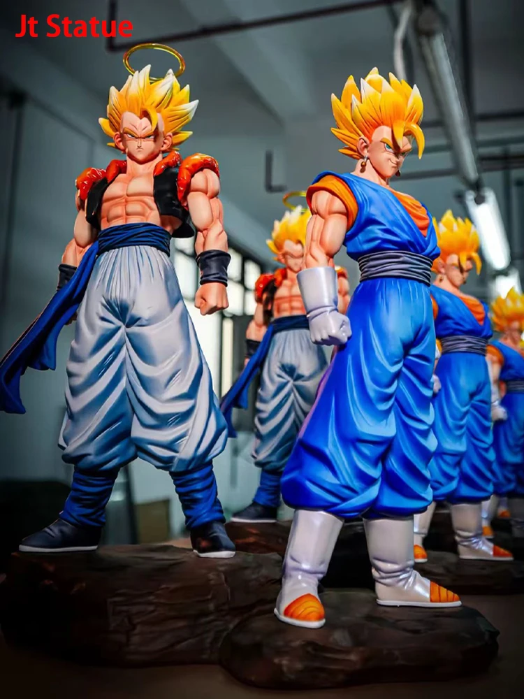

IN STOCK Jt Toys Dragon Ball Vegetto Gogeta Figure Jt Super Saiyan Vegetto Gogeta Action Figures Pvc Statue Desktop Model Toys