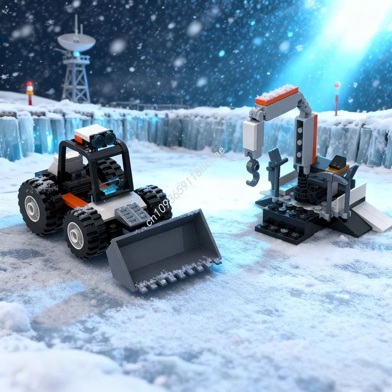 89 قطعة MOC الفضاء حفار محمل D نموذج Dوزر الفضاء ألعاب بناء كتل العمارة لتقوم بها بنفسك هدايا عيد الميلاد فكرة التعليم الاطفال #1