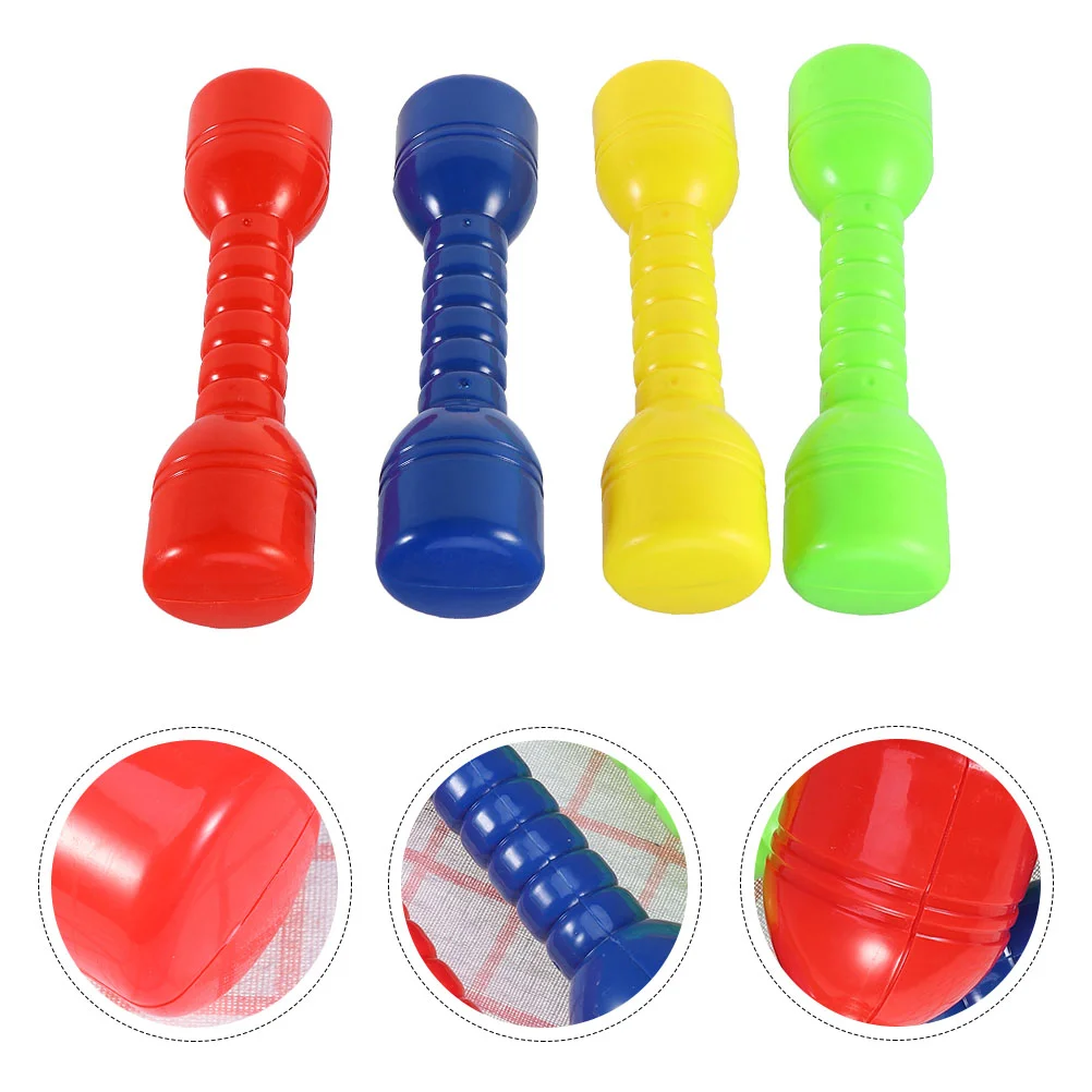 

4 PCS Barbell Children's Dumbbell Barbells for Kindergarten Small Exercise Dumbbells