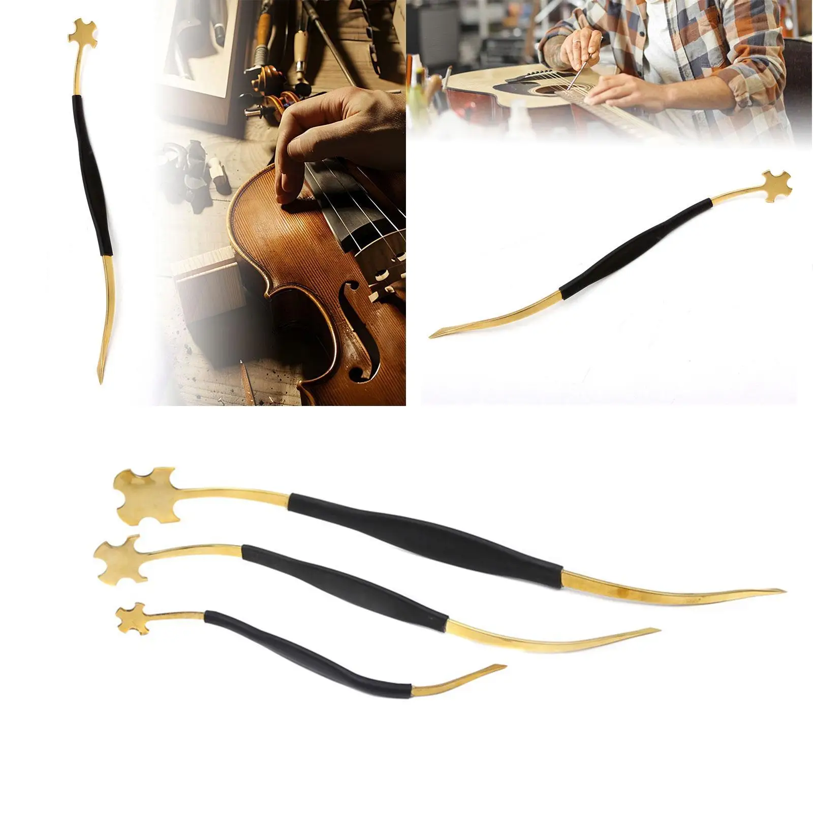 Violin S Sound Post Setter Repair Professional Column Hook for Violinist Violin Player Beginner Luthier Holiday Gifts