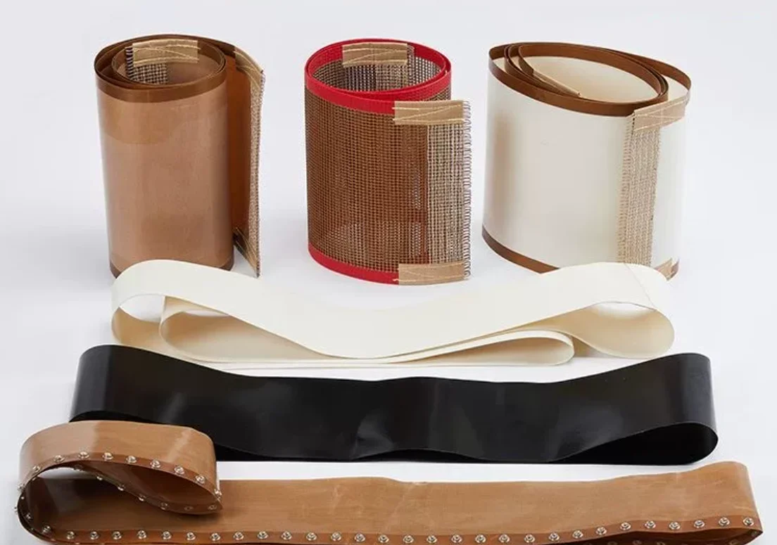 Customized -High Temperature resistance cloth belt Food Grade UV Tunnel Furnace Drying Line Conveyor Mesh Belt