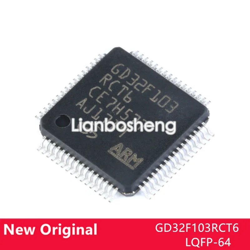 Novo original gd32f103rct6 LQFP-64 chip de microcontrolador de 32 bits