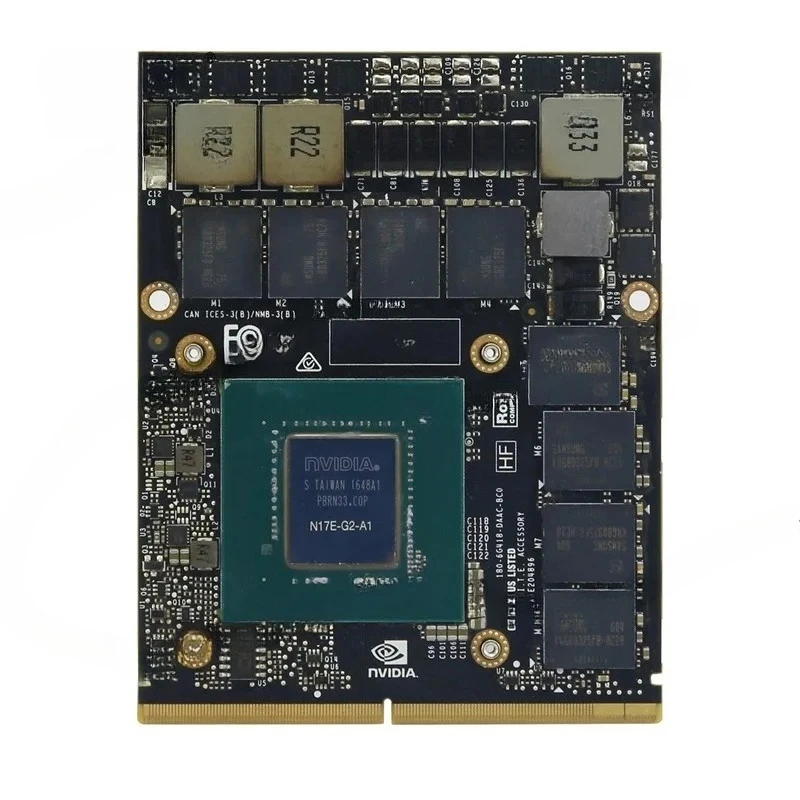 Original GTX1070M GTX 1070 Video Card Graphics Card N17E-G2-A1 8GB GDDR5 MXM for Dell HP MSI Clevo