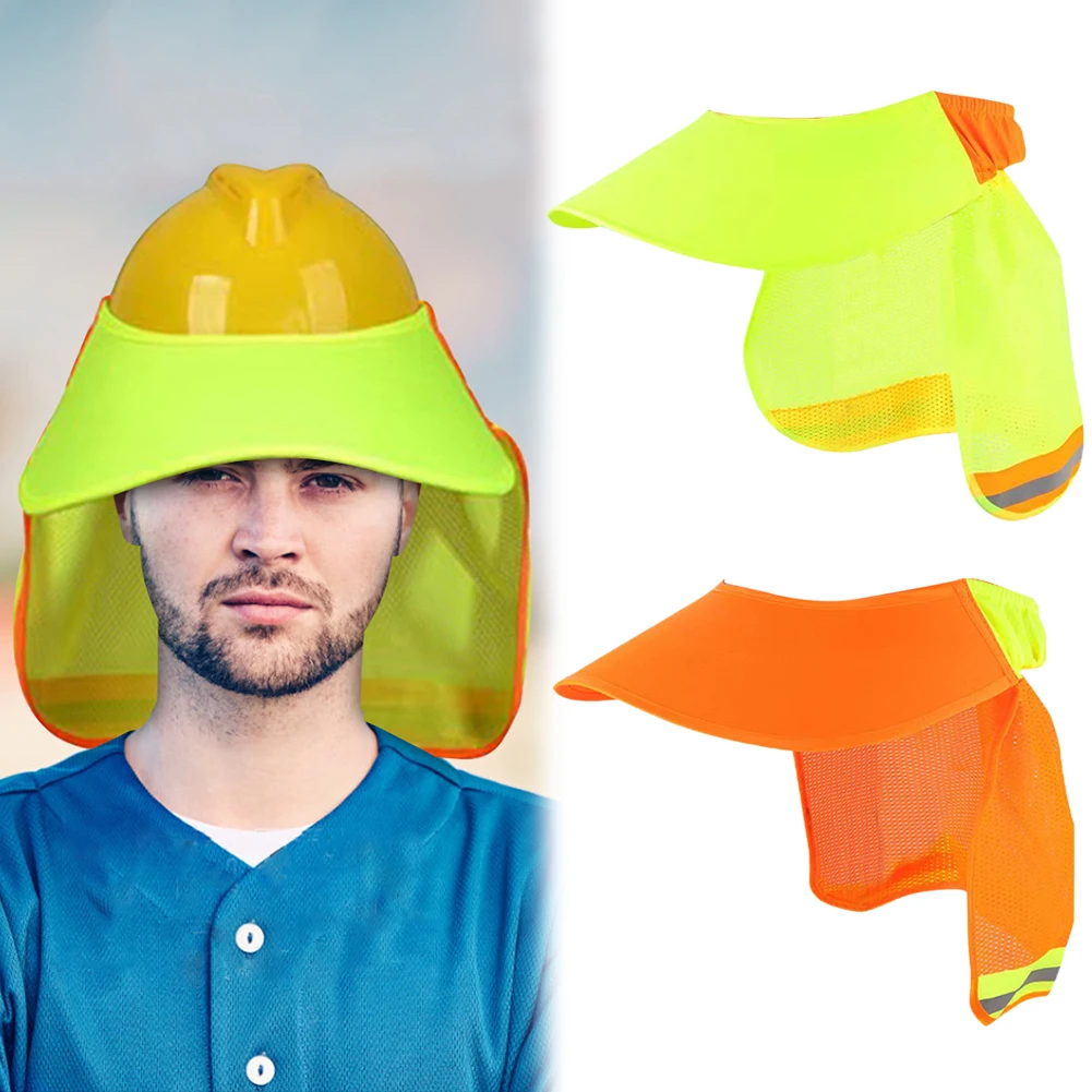 

Hard Hat Sun Shade Hard Hat Sun Shield High Visibility Hard Hat Visor Reflective Neck Protector Hard Hat Accessories