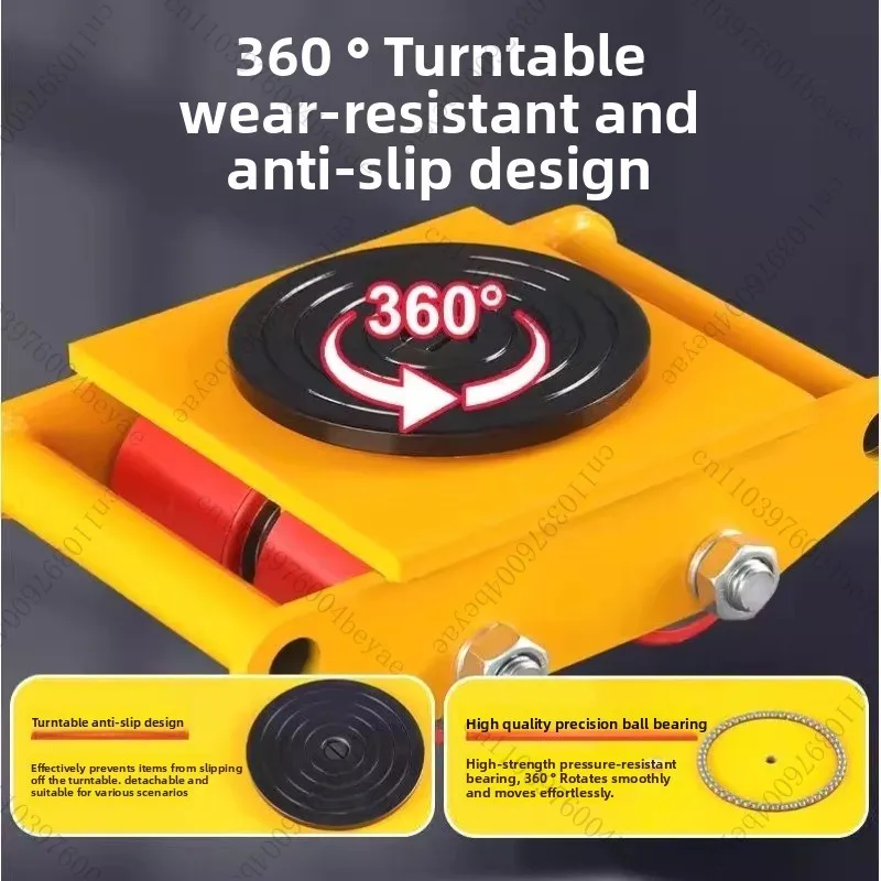 8/12 toneladas plataforma roda carga industrial pesar grande manipulação roda caminhão equipamento pesado móvel universal tanque roda