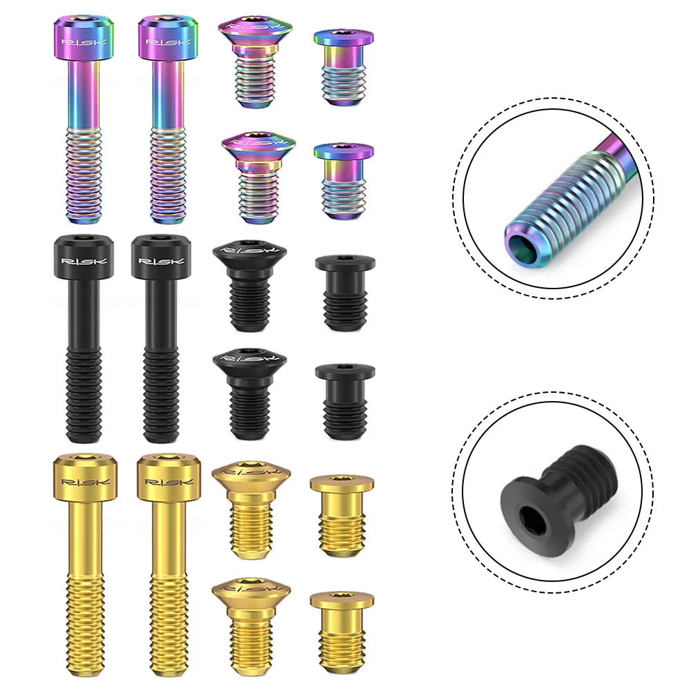 

Комплект установочных винтов для велосипеда с 6-компонентами легкого сплава Tai, идеально подходит для быстрого обновления вашего езды