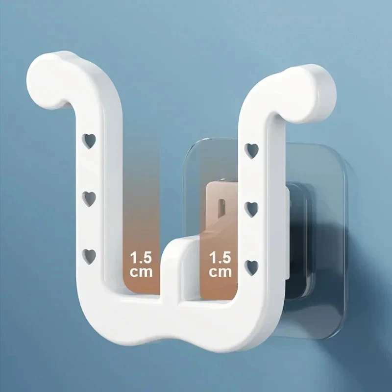 1/2/3pcs Slippers Racks No Punching Bathroom Simple Slipper Hook Toilet Drainage Rack Wall Mounted Bedroom Neat Storage Rack