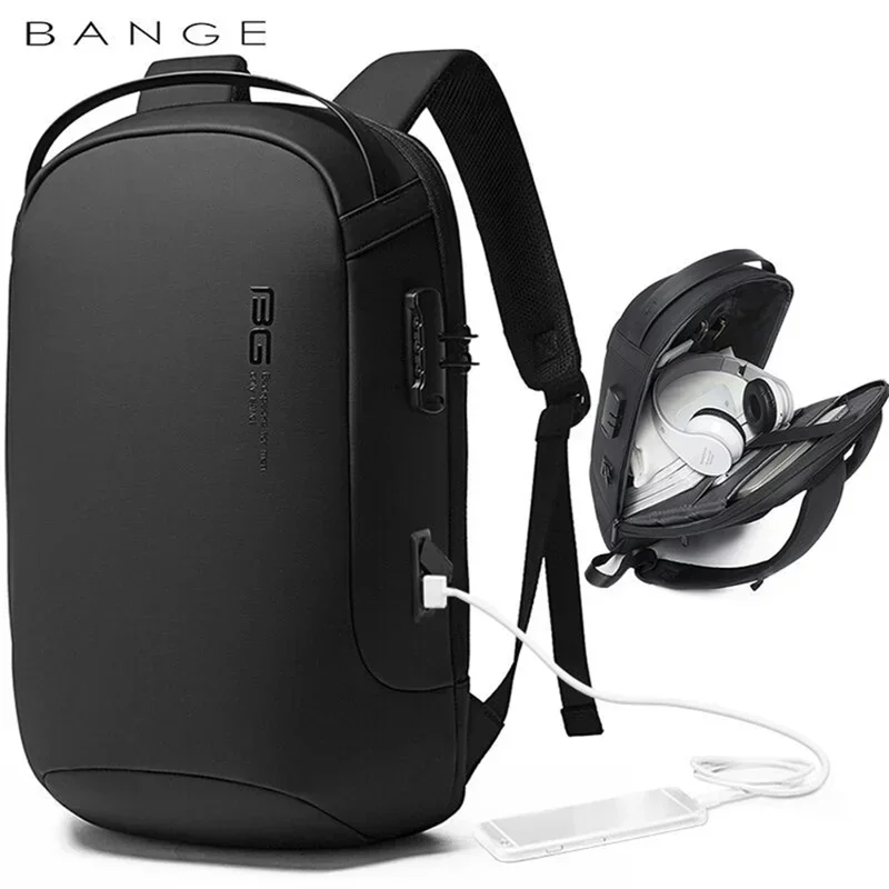 Bange Anti-thief Male School Bags Backpacks for Men 15.6 inch Laptop Backpacks Fashion Waterproof Travel Backpack