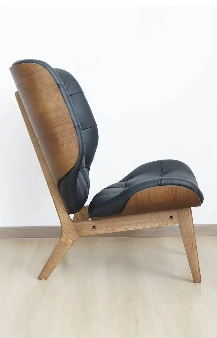 2026 Household Purchasing Agent Solid Wood Lounge Chair Luxury Living Room Armchair High Back Fabric Lounge Chair Recliner