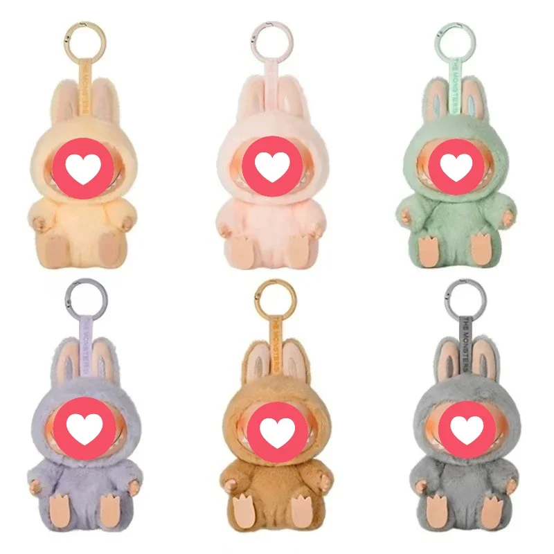 صندوق أعمى [الجيل الثاني] bubu يجلس معكرون سلسلة الكرتون سيارة زخرفة ، الفينيل الوجه أفخم دمية المفاتيح قلادة اللعب