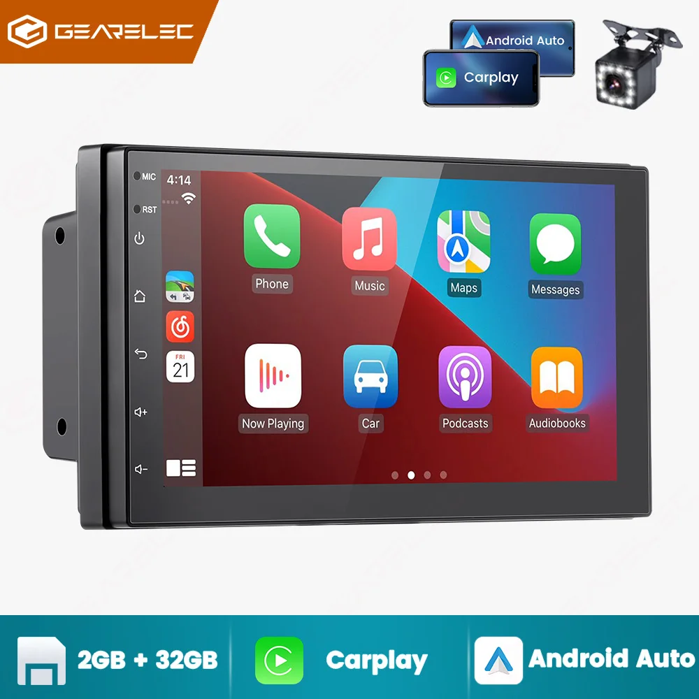 Android 13 Autoradio 2 Din Multimedia Video Player Carplay Android Auto Universal 7 Zoll 2 Din