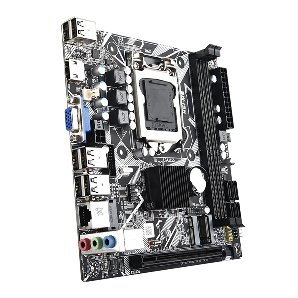 

Материнская плата H61 для настольных ПК H61ME LGA1155 2 слота DDR3 до 16G NVME M.2 WIFI M.2 PCI-E16X ITX H61-ME Компьютерная материнская плата
