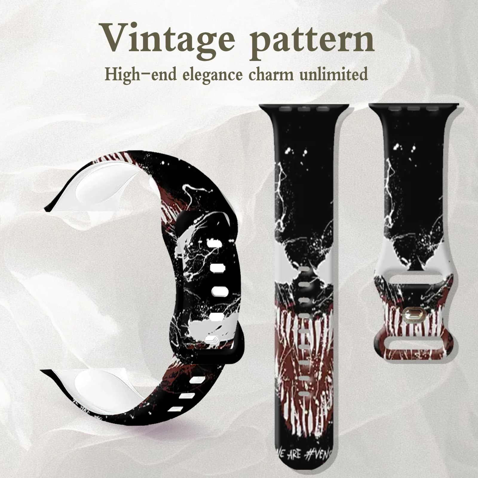 حزام بنمط كرتوني من سلسلة ديزني مناسب لساعة أبل 11/10/9/8 حزام سيليكون قابل للاستبدال IWatch49mm/46mm/44mm/42mm/41mm