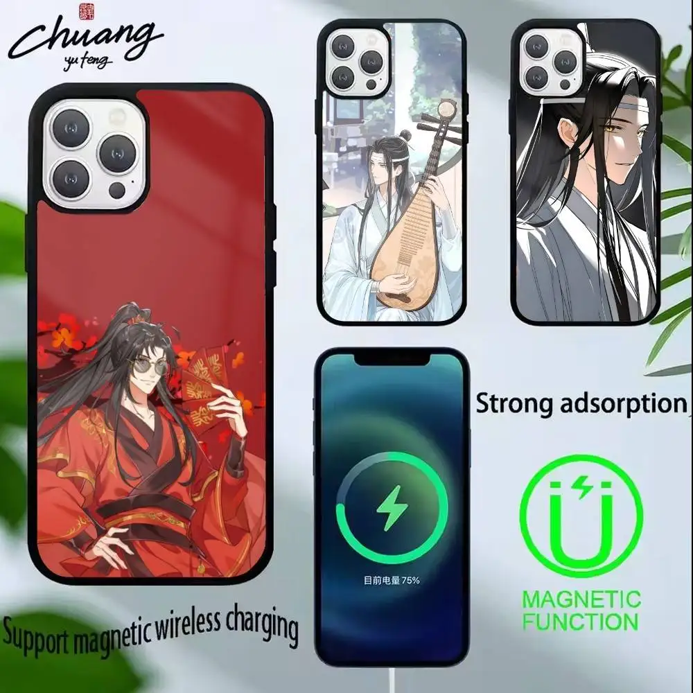 

Grandmaster H-Demonic Cultivation Phone Case For iPhone 17,16,15,14,13,Pro,Max,Plus,Magnetic For Magsafe Wireless Charging